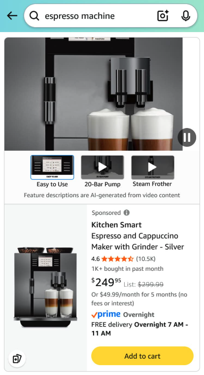 Amazon ads video for Sponsored products