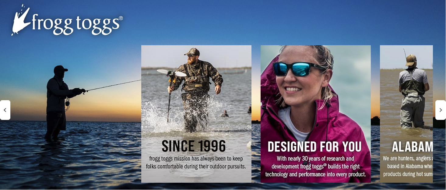 amazon brand story example for frogg toggs