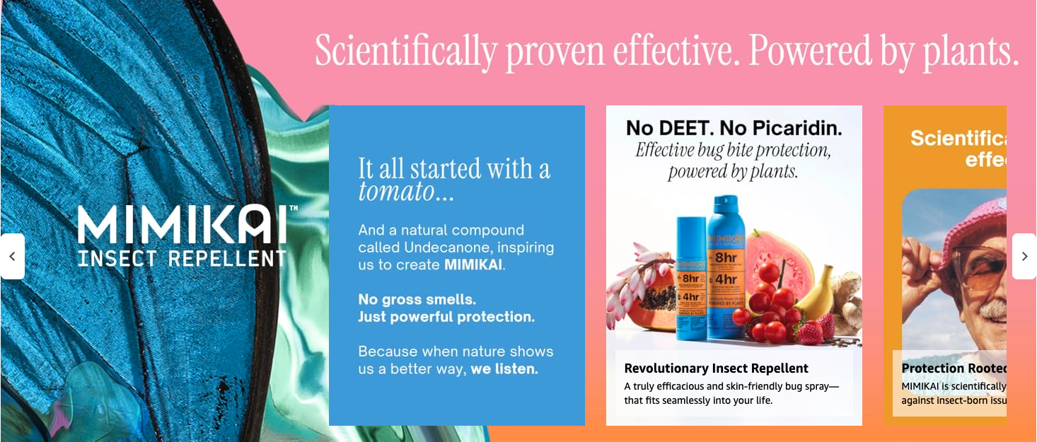 amazon brand story example for mimikai