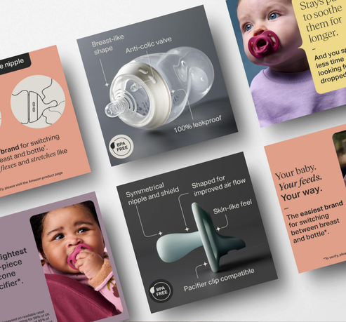 Amazon listing images for Tommee Tippee