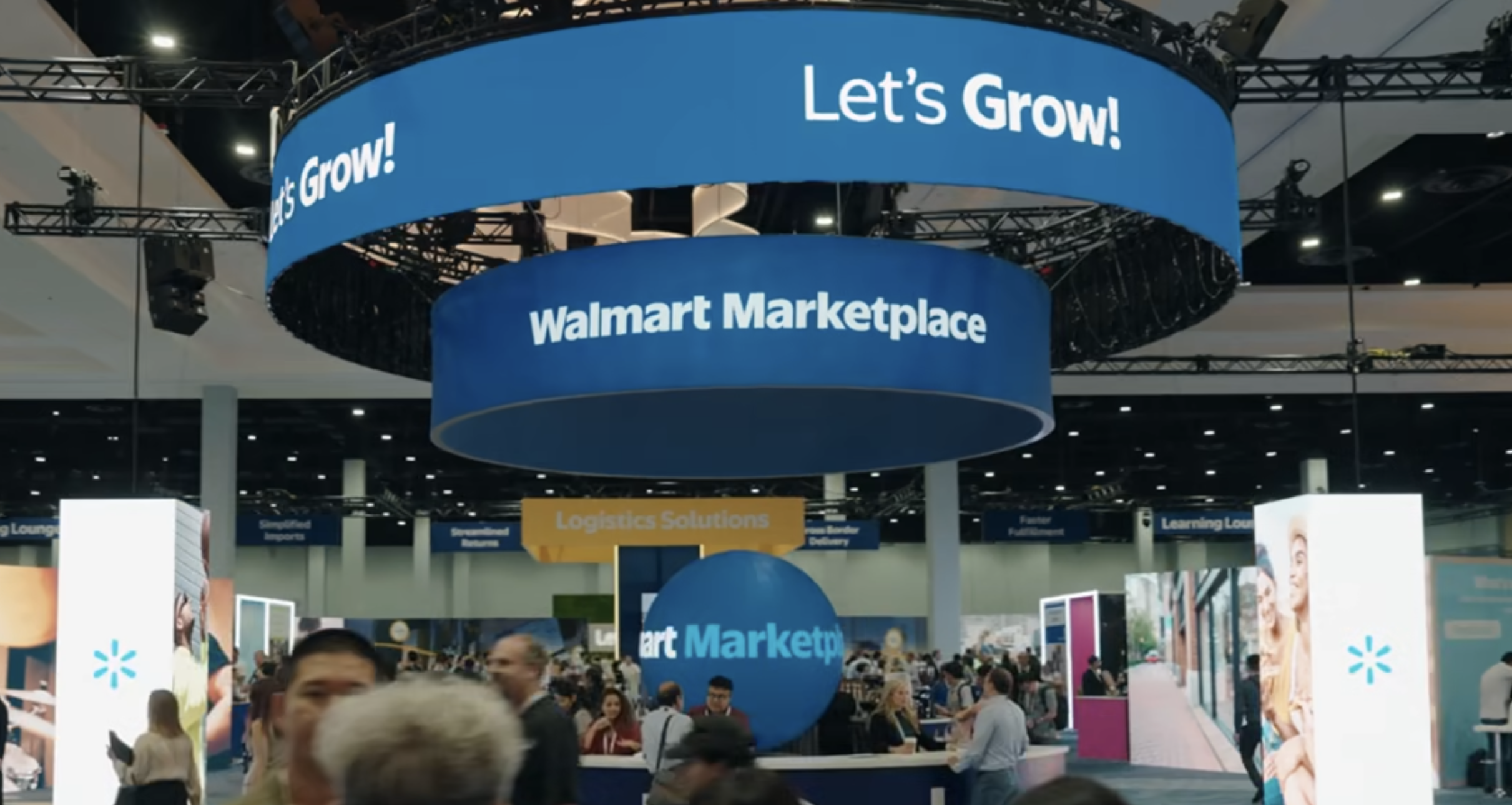 Let's Grow sign at the 2026 Walmart marketplace seller summit